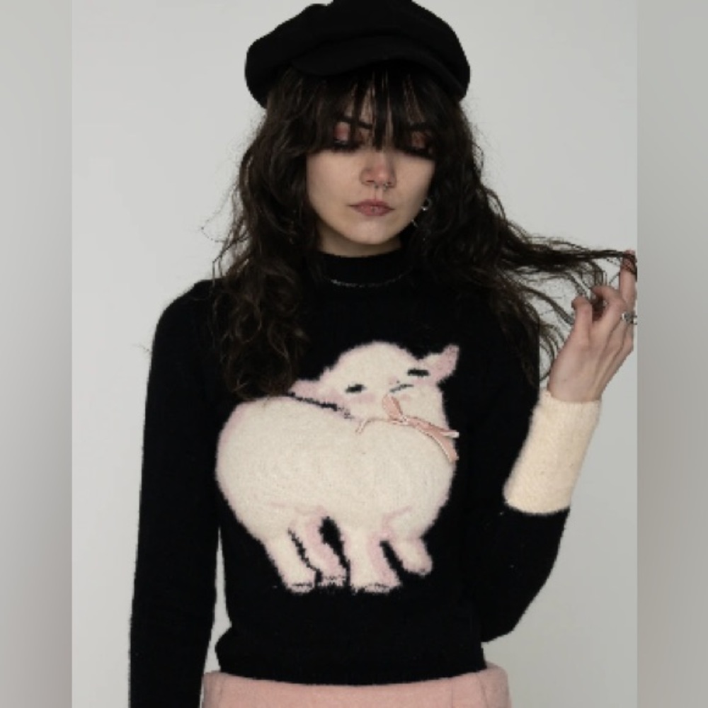 Madison’s Lane LIL LAMB LONG SLEEVE SWEATER
